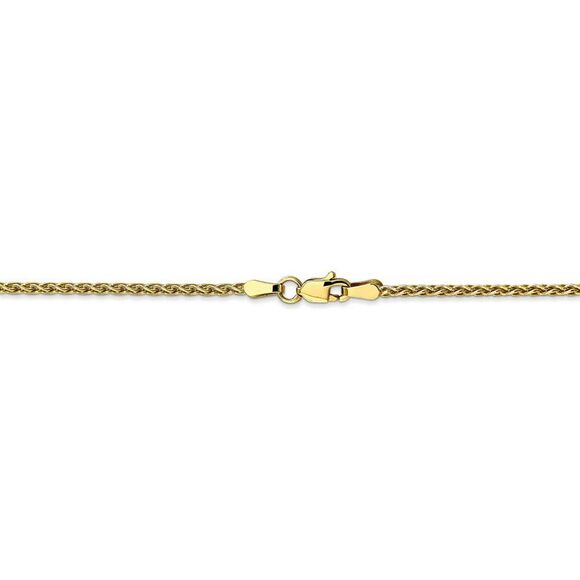 1.75mm 10k Yellow Gold Parisian Wheat Chain Necklace, 20 Inch - Picture 4 of 8